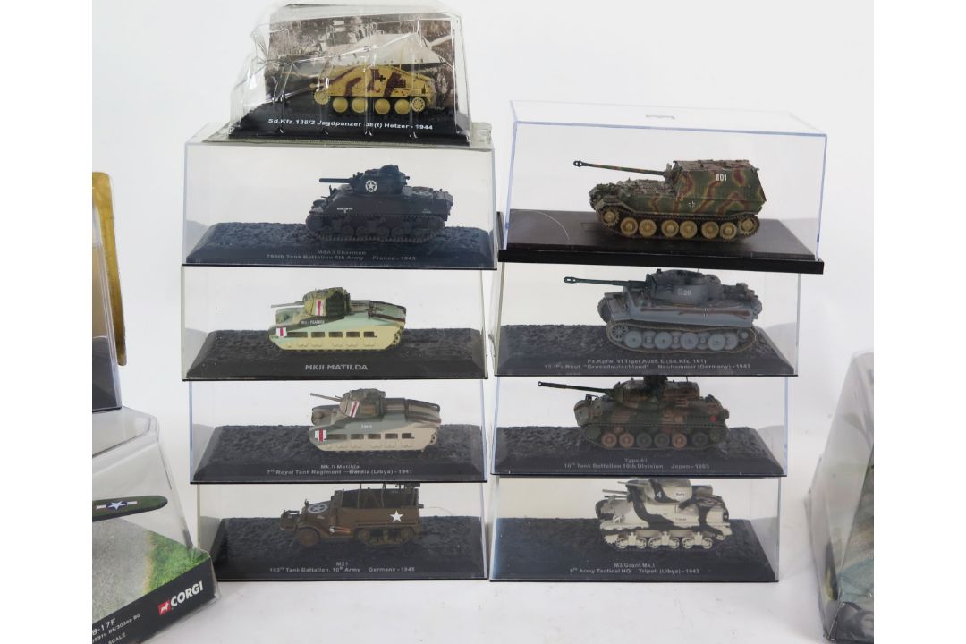 Scale Ww2 WWII Scale Model Tanks and Aeroplanes including Corgi WWII Legends ...