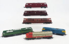 Triang, Hornby, Mainline, Lima OO Gauge Diesel Loco Group - with faults