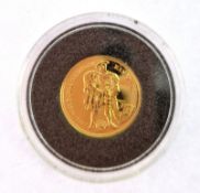 A Queen Elizabeth II Falkland Islands 1997 1/25oz gold Henry VIII Royal Heritage £2 coin.