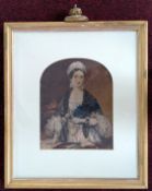 A 19th century watercolour depiction of ‘The young Queen Victoria in the Royal Box at Drury Lane,