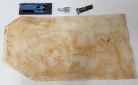 Of Donald Campbell (1921-1967) interest, relics from the wreck of Bluebird K7, seven times World