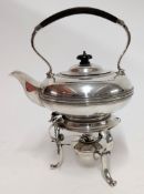 A silver picnic kettle, hallmarked Sheffield 1911, weight approx. 34.04oz.