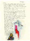 Robert Lenkiewicz (1941-2002), facsimile of the Mary Notebook, dated 16th March 1978, framed and