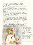 Robert Lenkiewicz (1941-2002), facsimile of the Mary Notebook, dated 15th/16th March 1978, framed