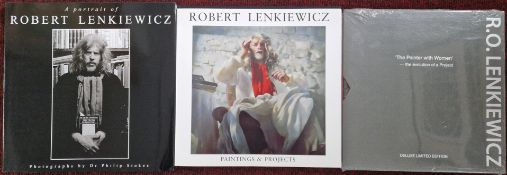 Robert Lenkiewicz (1941-2002) three artist books, to include 'The Painter with Women - the evolution