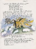 Robert Lenkiewicz (1941-2002), facsimile of the Mary Notebook, dated 4th/5th May 1978, framed and