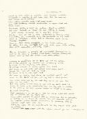 Robert Lenkiewicz (1941-2002), facsimile of the Mary Notebook, dated 3rd February 1978, framed and