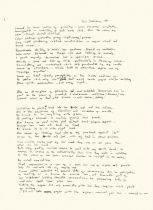 Robert Lenkiewicz (1941-2002), facsimile of the Mary Notebook, dated 3rd February 1978, framed and