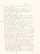 Robert Lenkiewicz (1941-2002), facsimile of the Mary Notebook, dated 4th February, framed and