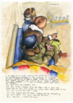 Robert Lenkiewicz (1941-2002), facsimile of the Mary Notebook, dated 7th March 1978, framed and