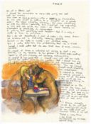 Robert Lenkiewicz (1941-2002), facsimile of the Mary Notebook, dated 6th March 1978, framed and