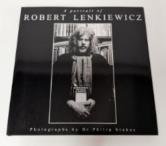 Robert Lenkiewicz (1941-2002) artist book, 'A Portrait of Robert Lenkiewicz' photographs by Dr