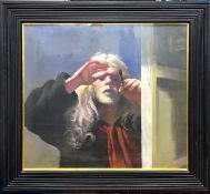 Robert Lenkiewicz (1941-2002), oil on canvas, 'Self Portrait Miscellaneous Study', signed and titled