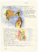 Robert Lenkiewicz (1941-2002), facsimile of the Mary Notebook, dated 9th February 1978, framed and