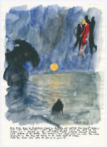 Robert Lenkiewicz (1941-2002), facsimile of the Mary Notebook, dated 25th March, framed and