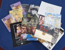 A collection of auction catalogues, mainly featuring the work of Robert Lenkiewicz, together with