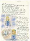 Robert Lenkiewicz (1941-2002), facsimile of the Mary Notebook, dated 24th February 1978, framed