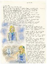 Robert Lenkiewicz (1941-2002), facsimile of the Mary Notebook, dated 24th February 1978, framed