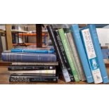A collection of reference books on English Worcester porcelain.