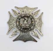 A silver Masonic buckle inscribed to reverse 'Pride of Hoxton Lodge, Presented by the Bro