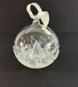 Swarovski Crystal Glass, 2013 Christmas Ball, (boxed but not correct box).