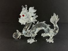 Swarovski Crystal Glass, Annual Edition 1997 - Fabulous Creatures - The Dragon, boxed.