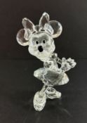 Swarovski Crystal Glass, Disney Showcase Collection - Minnie Mouse, boxed.