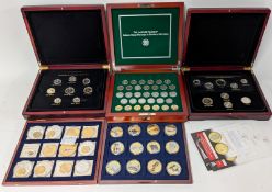 A collection of commemorative collector's coins, to include 'The Emblem Series Decimals of Elizabeth