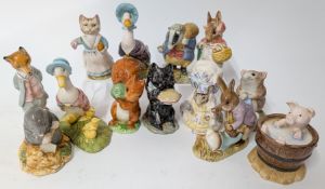 Beswick, a collection of Beatrix Potter figurines, to include 'Duchess', together with 'Jemima