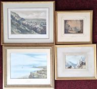 Reginald Daniel Sherrin, watercolour ‘Reculver’, c.1890, framed and glazed, overall size approx 40cm