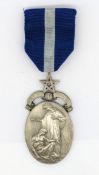 A silver Royal Masonic Hospital medal, awarded to Bro.C.W.Sass no.2006, hallmarked London 1942, with