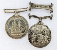 The Second China War Medal, 1856-1860, with 'TAKU FORTS 1860' clasp, together with a Victoria Long