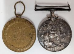 A WWI Great War For Civilisation Medal, together with the 1914-1918 medal, inscribed '6313 PTE.J.D.