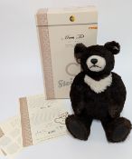 Steiff limited edition Moon Ted dark brown growler bear, white ear tag, 662423, LE 00725, with