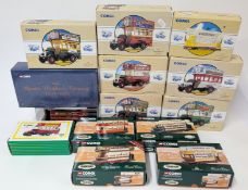 Corgi, a collection of Corgi classic public transport and tramway diecast models. Scale models of