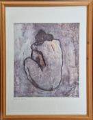 After Pablo Picasso (1881-1973) print 'Blue Nude 1902', framed and glazed, overall size approx