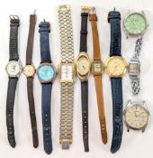 A collection of fashion wristwatches to include Citron, Sekonda, Orion and others.