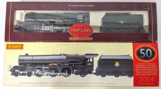 Hornby, two OO Gauge locomotives, to include R.2022 GWR King George I Locomotive, together with