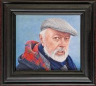 Jim Corridan (Plymouth Artist), oil on board, ‘Marky’, inscribed verso and dated 1997, framed,