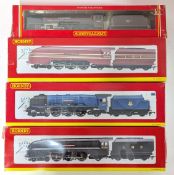 Hornby, four boxed OO Gauge locomotives, to include R2270 Coronation Class 'City of Edinburgh', R577
