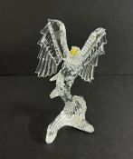 Swarovski Crystal Glass, Bald Eagle, boxed.