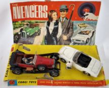 Corgi Toys die cast model, The Avengers TV Series Gift Set, with John Steed's Vintage Bentley and