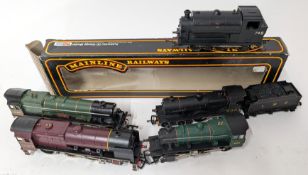 A collection of Mainline and Tri-ang OO Gauge locomotives, together with a Mainline box. £30 to £50