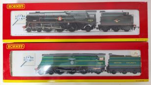 Hornby, two OO Gauge locomotives, to include R2220 Battle of Britain Class 24081 '92 Squadron',