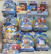 Sonic the Hedgehog, a collection of figurines, to include three Pop Games Vinyl figures, Jakks