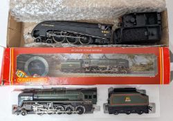 Hornby, an OO Gauge model of Sir Charles Newton 4901 locomotive, together with BR Class 9F Evening