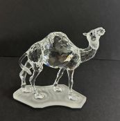 Swarovski Crystal Glass, Camel, boxed.