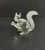 Swarovski Crystal Glass, 10th Anniversary Edition - The Squirrel, boxed.
