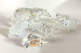 Swarovski Crystal Glass, 2011 Annual Edition - Siku Polar Bear with Iceberg plaque, Companion