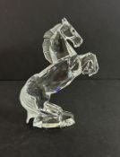 Swarovski Crystal Glass, Stallion White, boxed.
